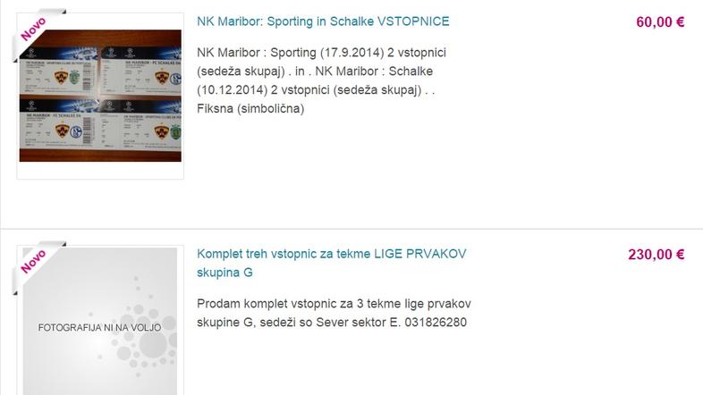 vstopnice Liga prvakov Maribor