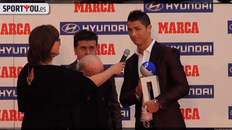 Ronaldo Di Stefano novinarka sreča nagrada podelitev