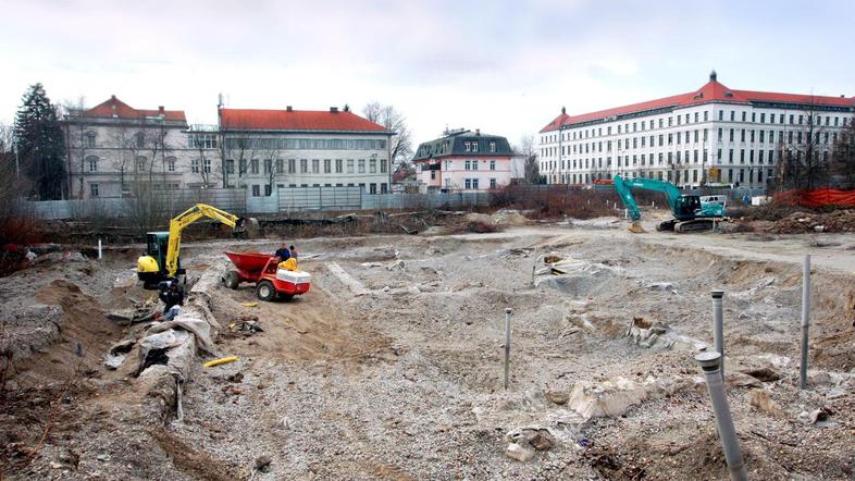 Pred dvema letoma so na zemljišču ob Rimski cesti izvajali arheološka izkopavanj
