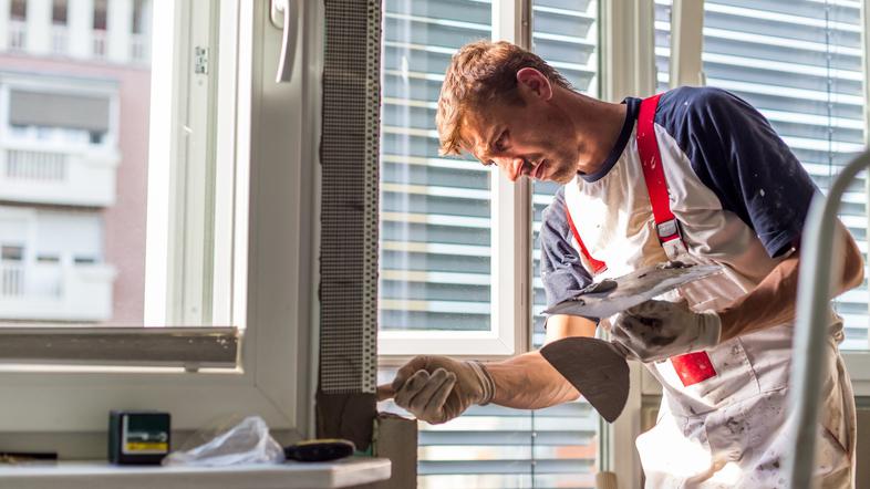 Vgradnja oken, zaključna dela