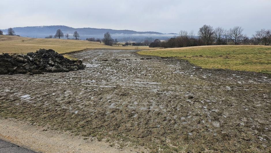 Razlitje gnojnice pri Postojni | Avtor: Občina Postojna