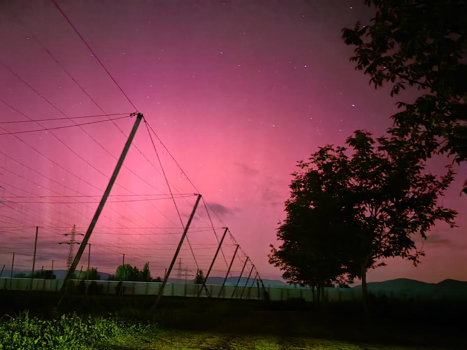 Aurora borealis, Celje