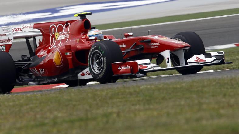 VN Turčije Istanbul Fernando Alonso Ferrari 800. dirka