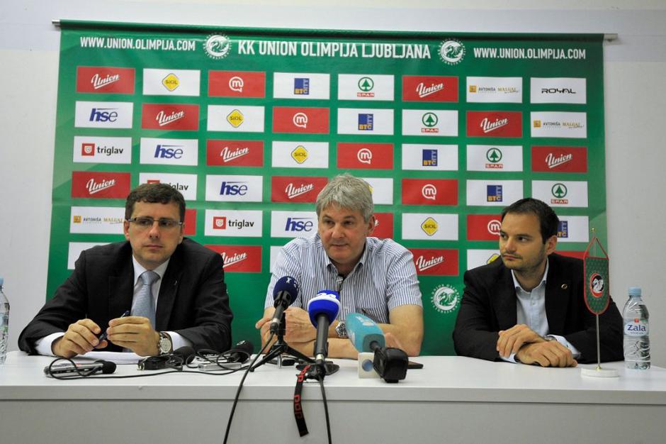 Pipan Möderndorfer Zupančič predstavitev Stožice Union Olimpija novi trener | Avtor: Anže Petkovšek
