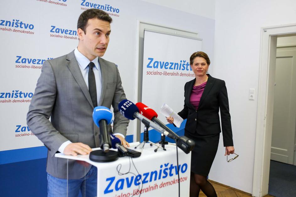 Jernej Pavlič in Alenka Bratušek