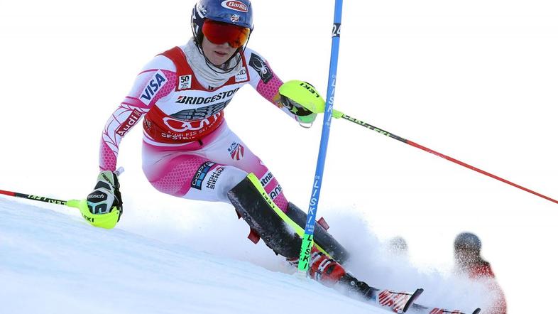 Mikaela Shiffrin slalom Sestriere