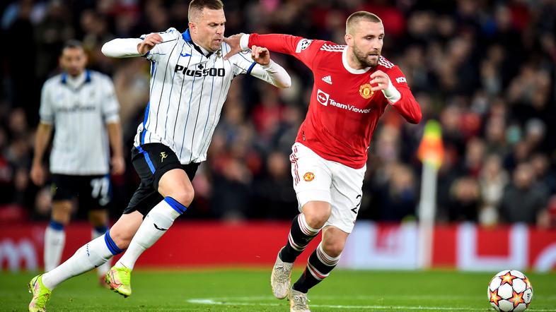 Josip Iličić Luke Shaw Man Utd Atalanta