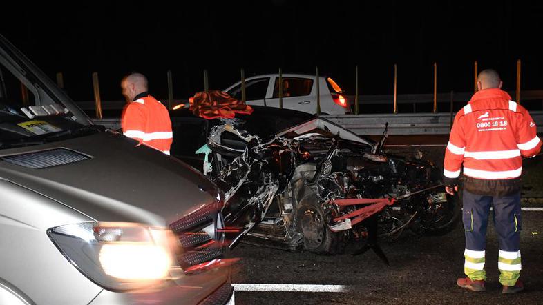 Prometna nesreča na avtocesti A3