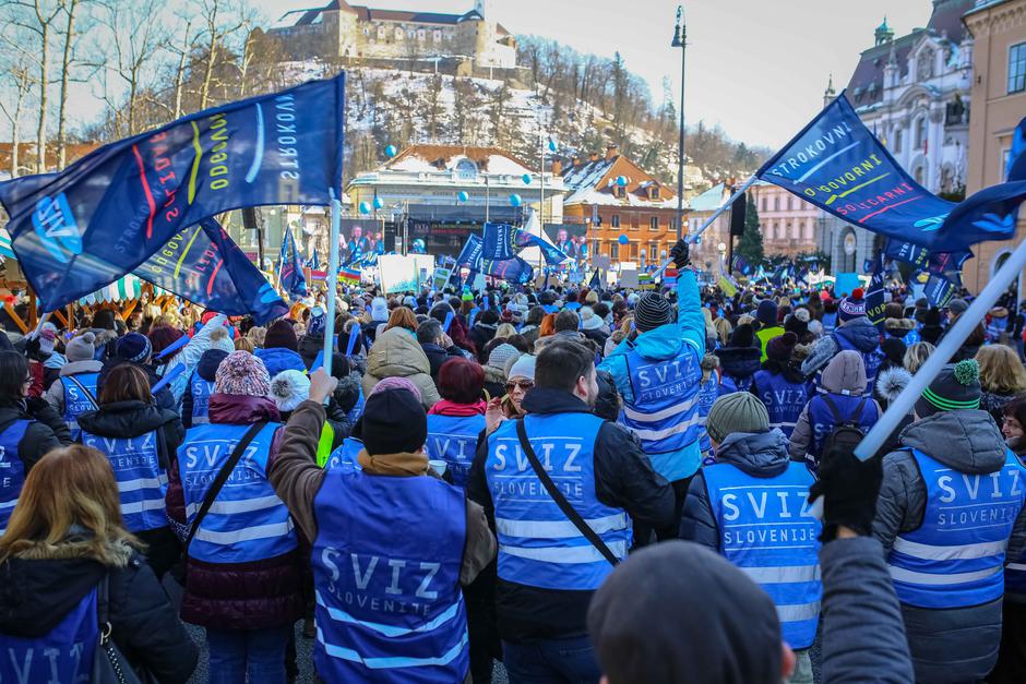 Stavka učiteljev | Avtor: Saša Despot