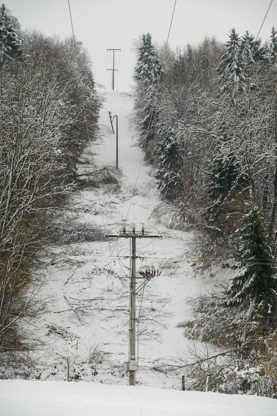 sneg elektro maribor električno omrežje | Avtor: Elektro Maribor