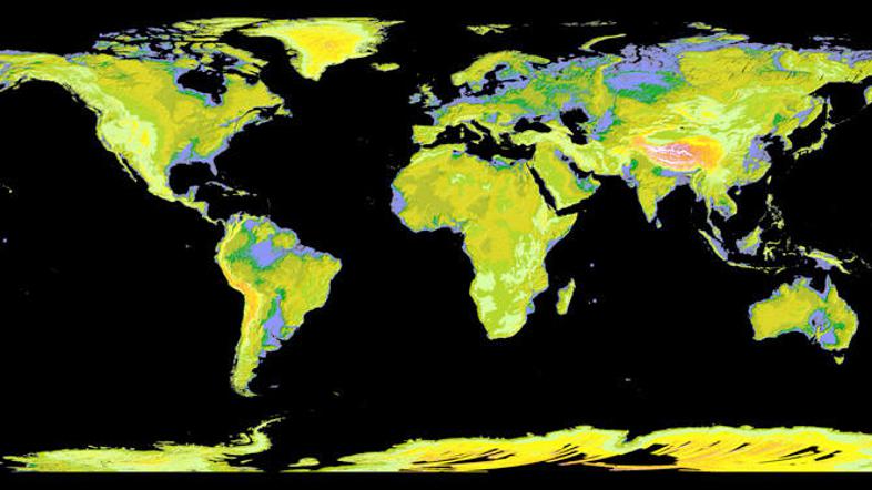 Nasa je predstavila doslej najpopolnejši svetovni zemljevid.