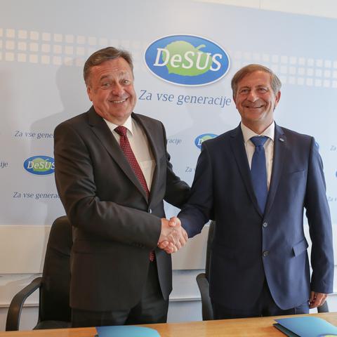 Zoran Janković in Karl Erjavec, Desus