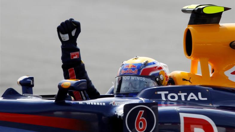 VN Španije Barcelona 2010 zmaga Mark Webber Red Bull