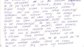 Grozilno pismu Pavlu Gantarju