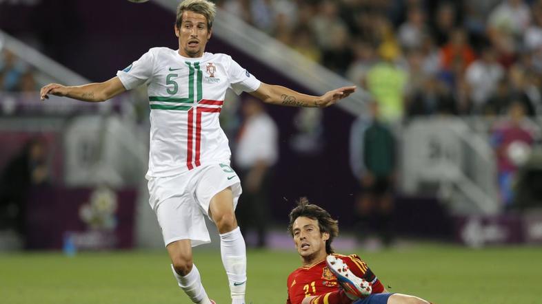 fabio coentrao david silva euro 2012