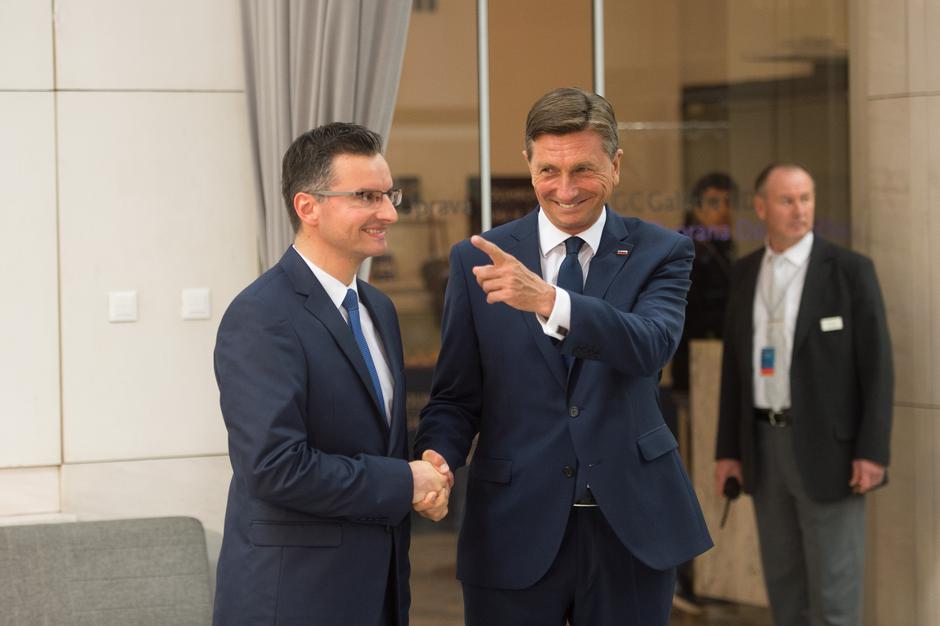 Predsedniške volitve 2017 rokovanje šarec pahor | Avtor: Anže Petkovšek