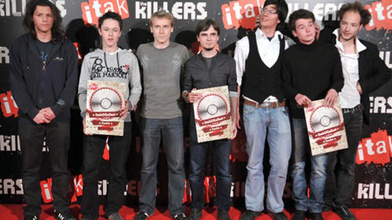 Finalne tri skupine, ki so se uvrstile v finale natečaja Itak Džafest (od leve H