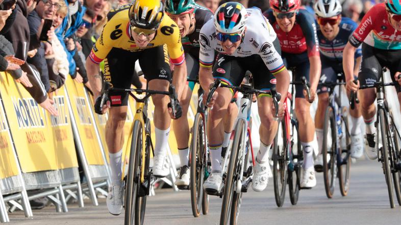 Remco Evenepoel in Primož Roglič