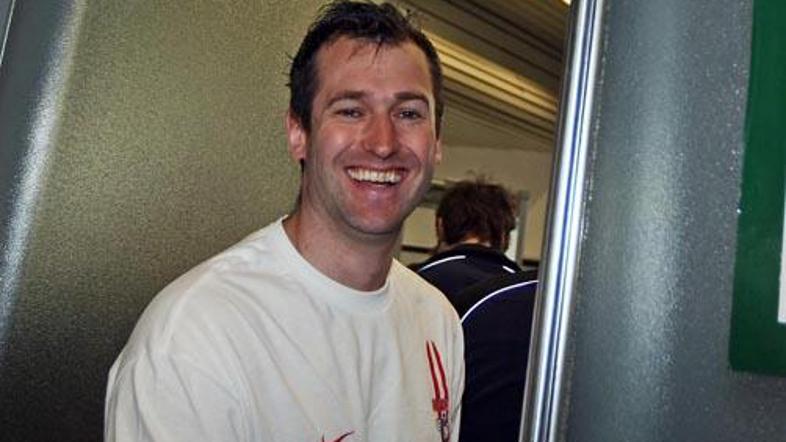 Tomaž Razingar je bil po večne derbiju razumljivo prešerne volje.