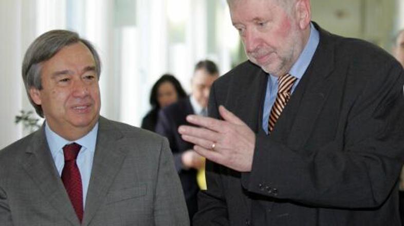 Antonio Guterres in Dimitrij Rupel sta med drugim poudarila problem EU – neenotn