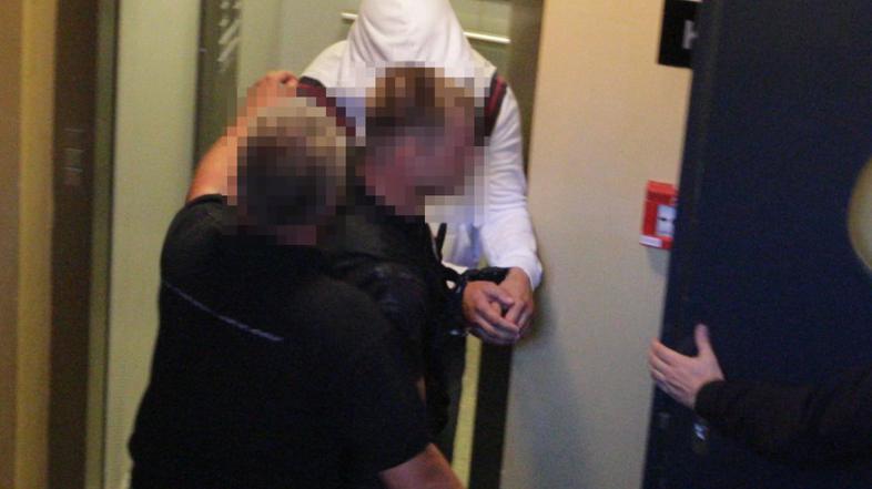 Preiskava in aretacija na Poljanski