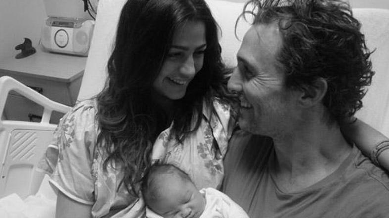 Matthew je ponosen na svojo družinico. (Foto: matthewmcconaughey.com)