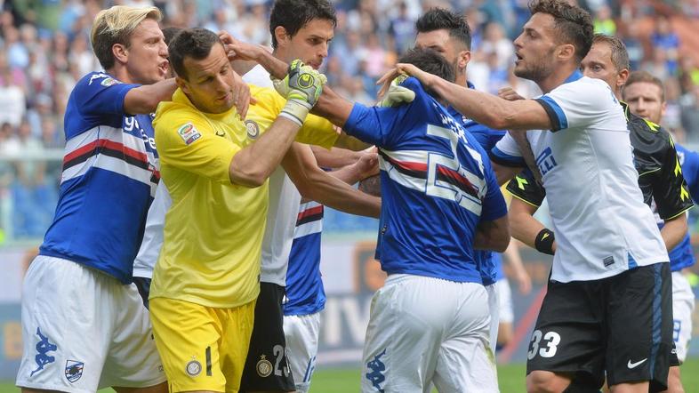 samir handanović eder inter sampdoria Maxi Lopez