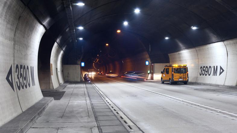 Karavanke, notranjost predora