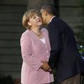 Angela Merkel in Barack Obama