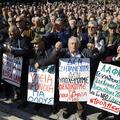 V Grčiji so proti vladnim varčevalnim ukrepom nedavno protestirali upokojenci. (