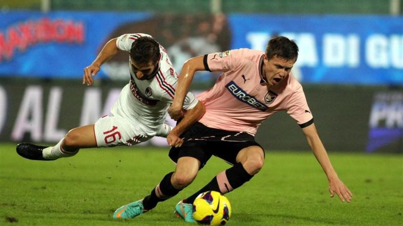 Iličić Flamini Palermo AC Milan Serie A Italija liga prvenstvo