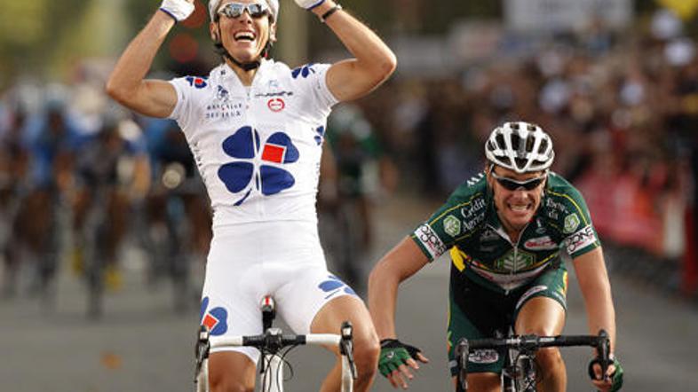 Philippe Gilbert je bil po zmagi presrečen.