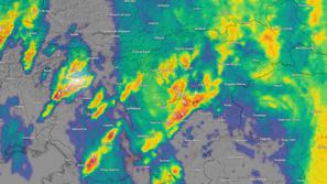 vremensko stanje nad Slovenijo