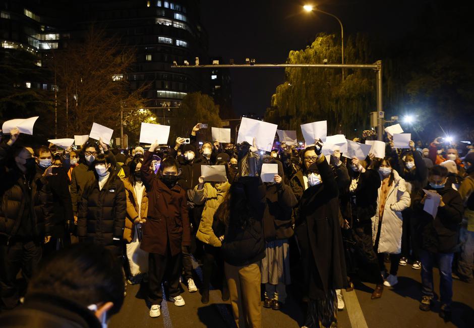 Protesti na Kitajskem. | Avtor: epa