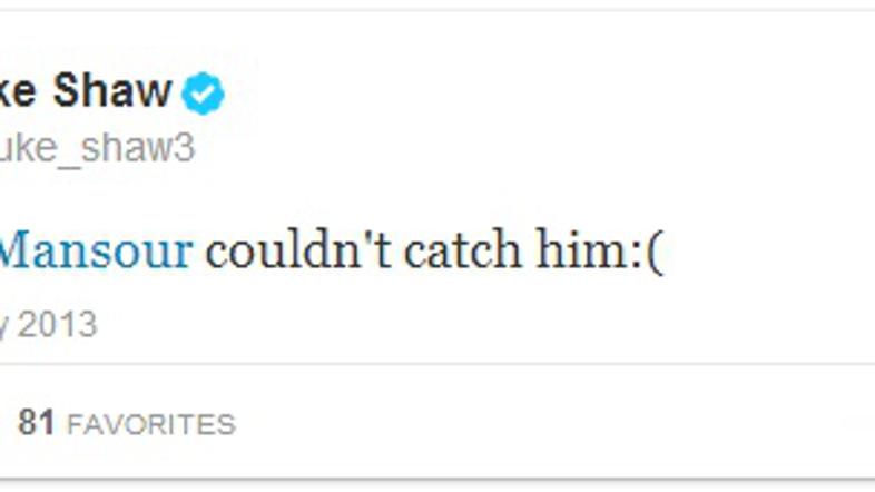 Shaw Mansour Tottenham Southampton Twitter tvit