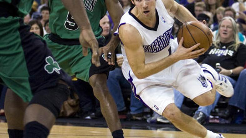 Beno Udrih tokrat zaradi poškodbe levega gležnja ni mogel pomagati Kraljem iz Sa