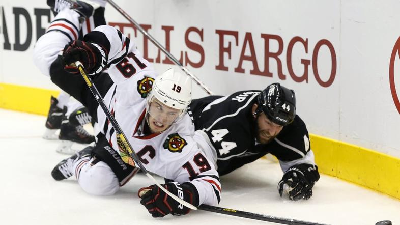 Regehr Toews Los Angeles Kings Chicago Blackhawks