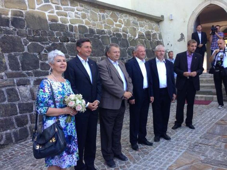 Srečanje Pahorja in Kosorjeve 