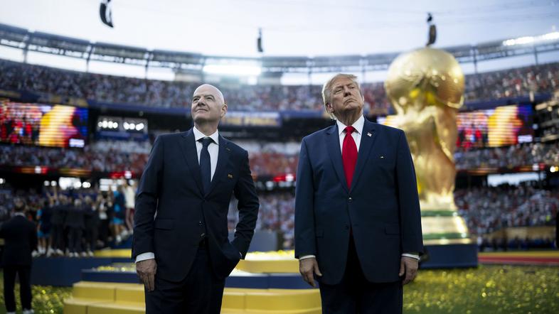 Gianni Infantino in Donald Trump