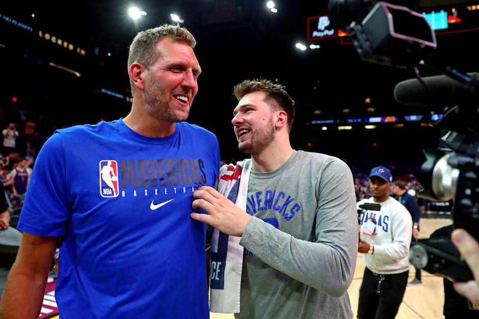 Luka Dončić Dirk Nowitzki | Avtor: Profimedia