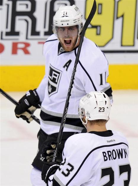 Kopitar Brown Phoenix Coyotes Los Angeles Kings NHL končnica konferenčni finale 