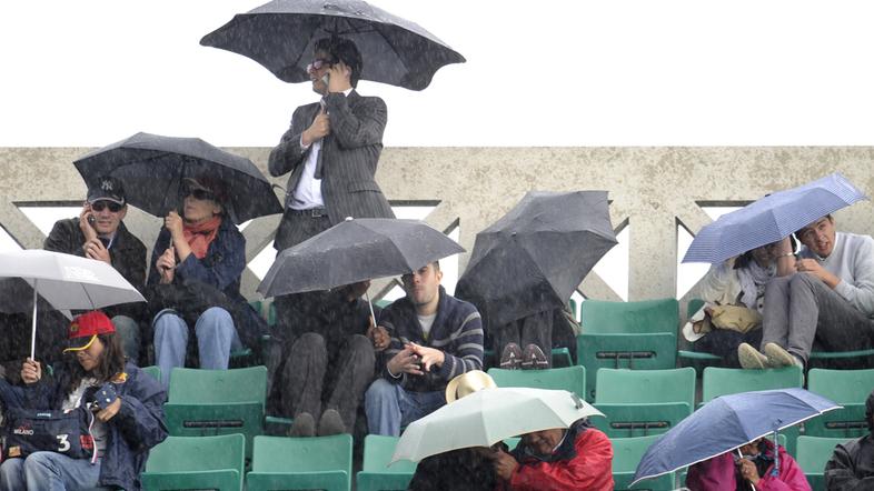 OP Francije Roland Garros dež