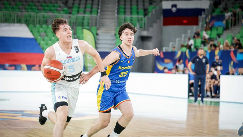 eurobasket u20 slovenija-romunija, Lovro Bolhar