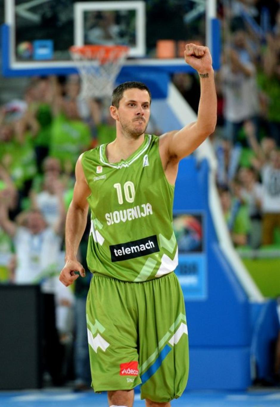 Slovenija Grčija EuroBasket Stožice Ljubljana Nachbar | Avtor: EPA