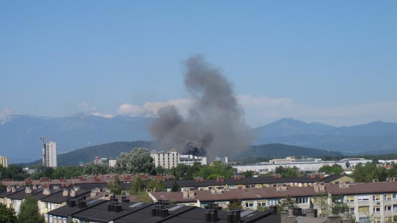 Požar v Ljubljani