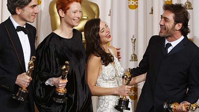 Daniel Day-Lewis, Tilda Swinton, Marion Cotillard in Javier Bardem