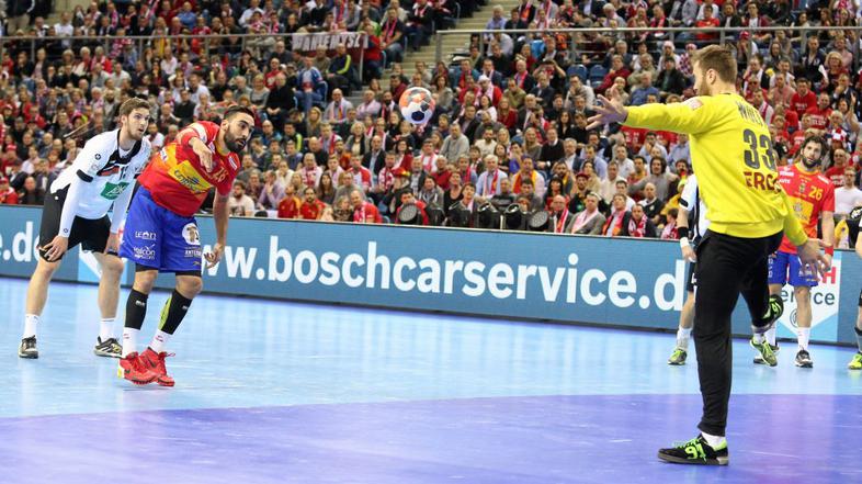 Valero Rivera Andreas Wolff EP v rokometu finale Nemčija Španija