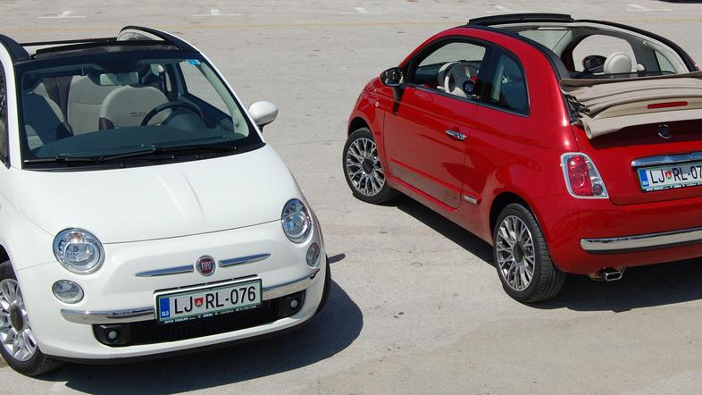 500C se od navadnega ne razlikuje bistveno. Dvoplastna platnena streha je lahko 