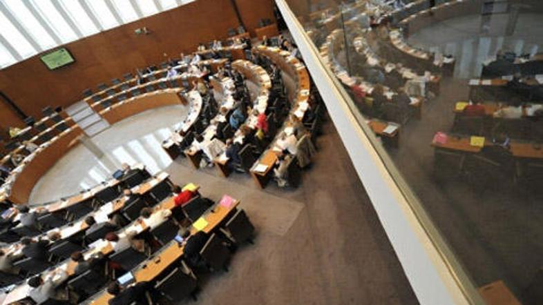 Poslanci na današnji izredni seji o določitvi datuma za razpis in izvedbo refere