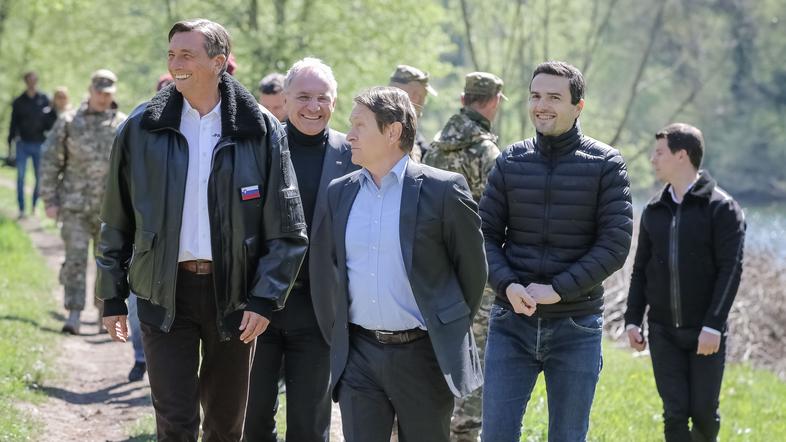 ogled vojaških sil na meji s Hrvaško